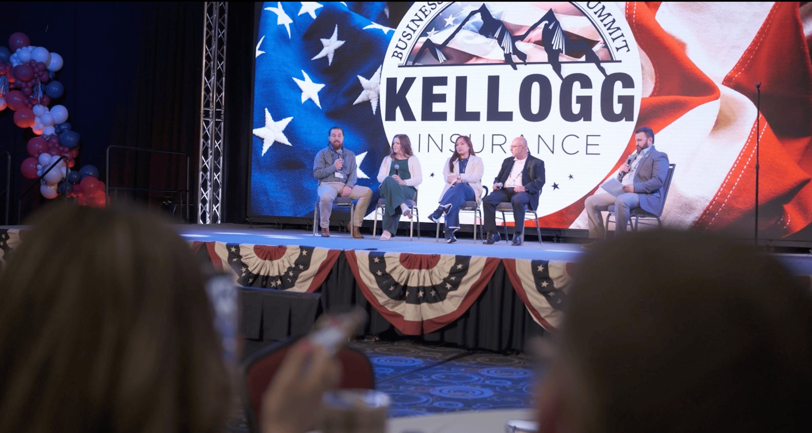 Panel discussion on the Kellogg summit main stage